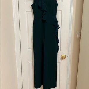 Elegant Black Ruffle Jumpsuit